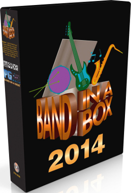 Band in a Box for Windows 2016