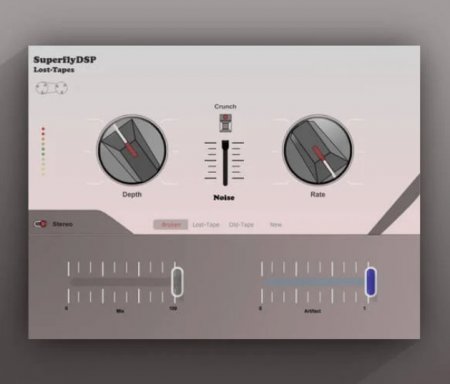 SuperflyDSP releases Lost-Tapes free lofi tape effect plugin