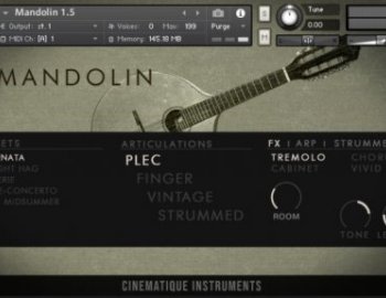 Cinematique Instruments Mandolin v1.5 (KONTAKT)