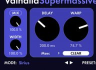 Valhalla Supermassive получил новый режим реверберации/задержки Sirius в обновлении v5.0