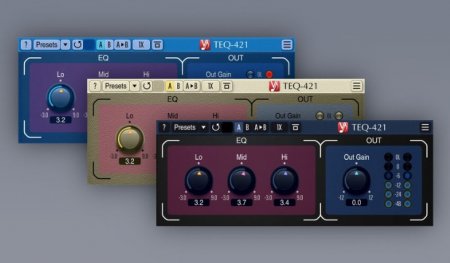 Voxengo releases TEQ-421 free 3-band equalizer effect plugin